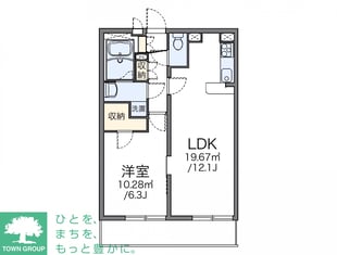 レオパレス堤方IIの物件間取画像